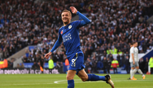  麦迪逊角球助攻瓦尔迪破门莱斯特城主场力克埃弗顿